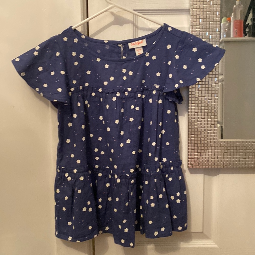 floral top size 7-8 cat and jack